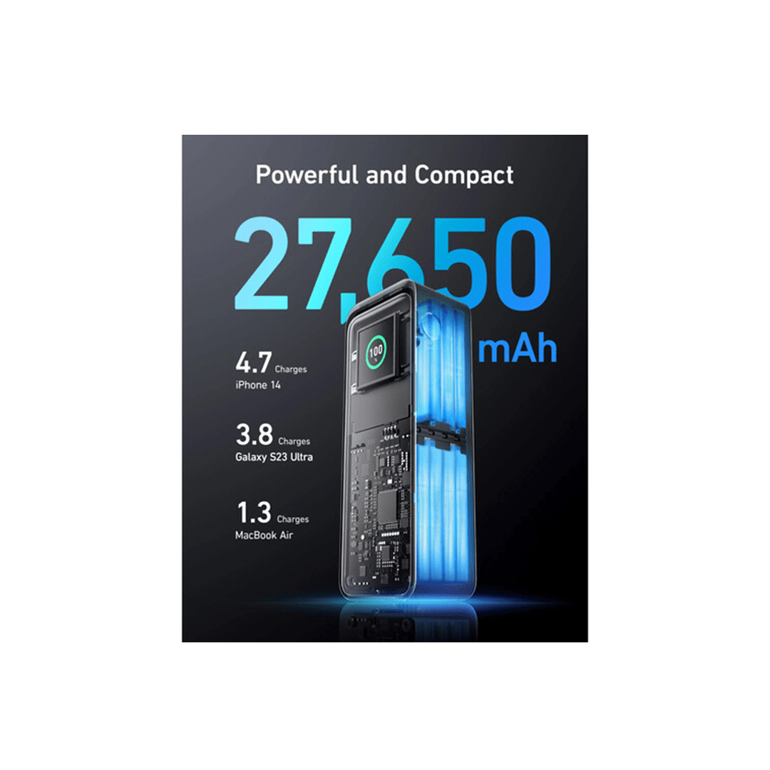 Anker 3-Port 250W 27,650mAh Power Bank with LCD Screen - Black in Qatar Anker 3-Port 250W 27,650mAh Power Bank with LCD Screen - Black in Qatar